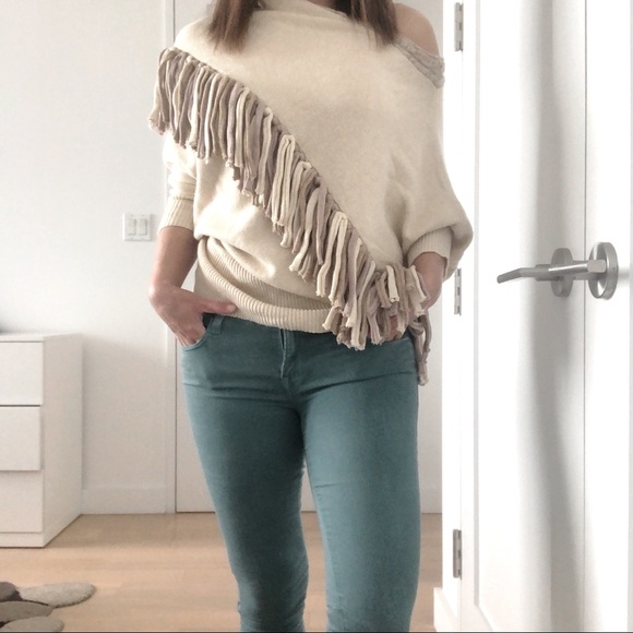 Ringspun Tassel Knit Sweater Size 1/XS/S - Picture 1 of 3
